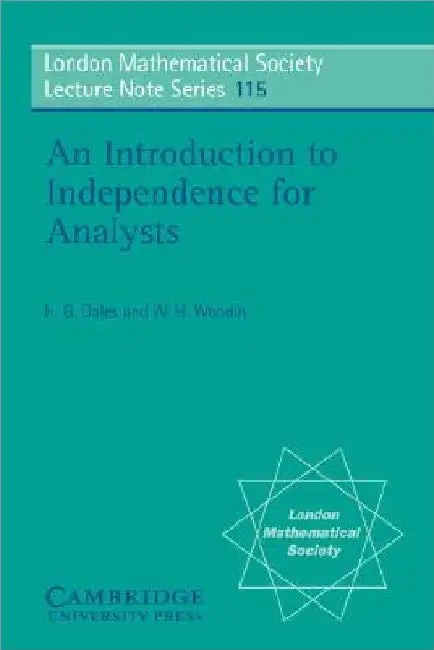Buy An Introduction to Independence for Analysts (English, H. G. Dales | W. H. Woodin | N. J. Hitchin) — BookShops.in