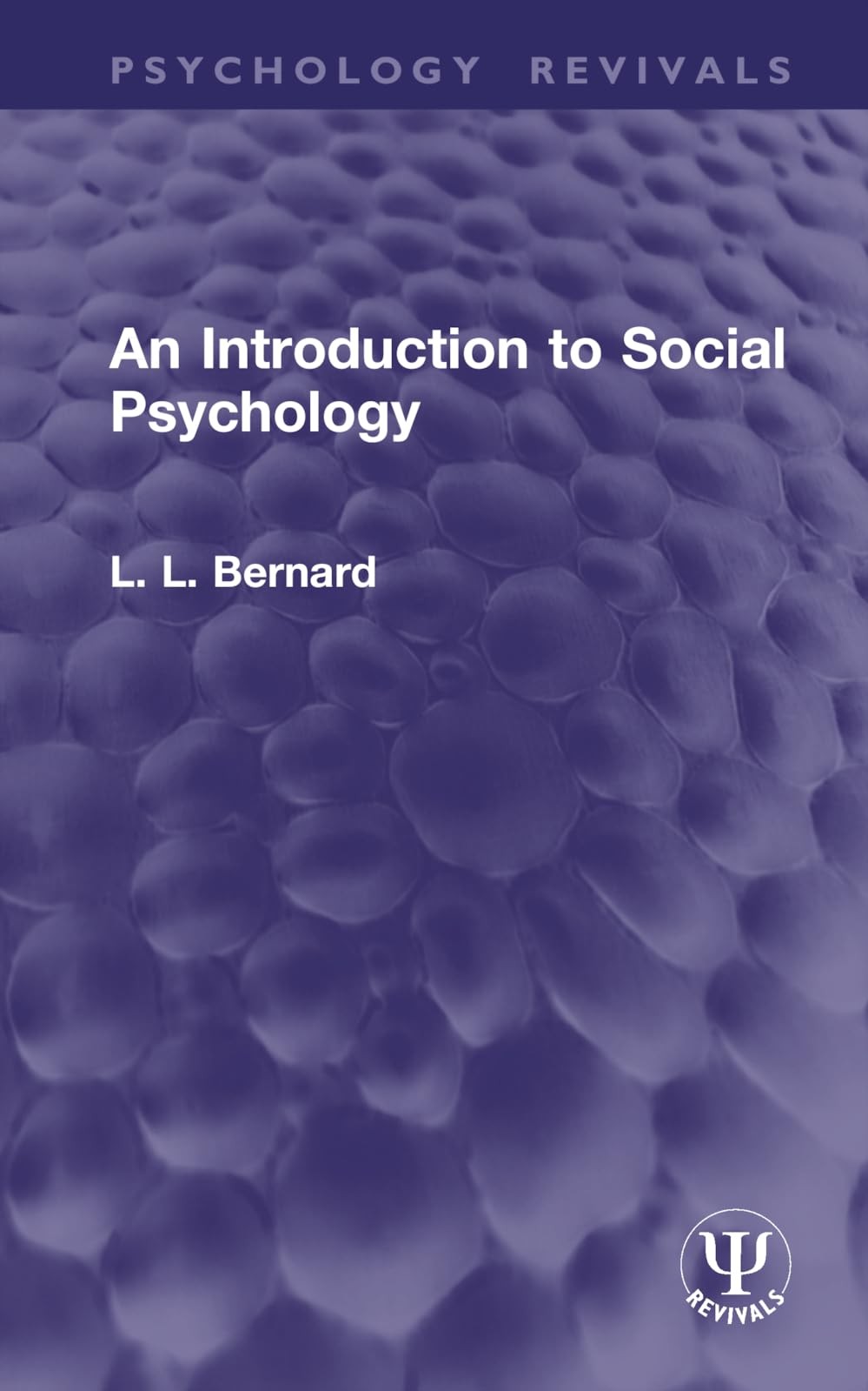 Buy An Introduction to Social Psychology (English, L. L. Bernard) โ BookShops.in