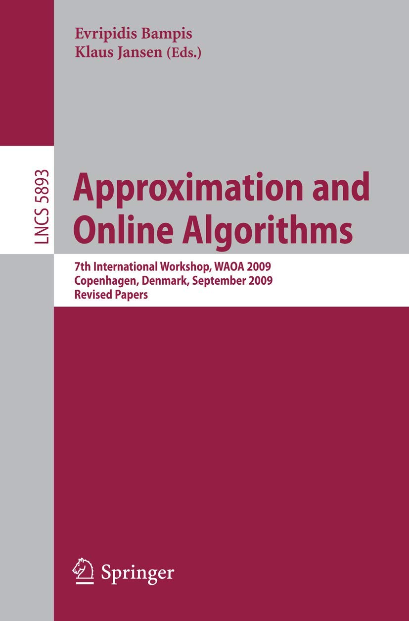 Buy Approximation and Online Algorithms: 7th International Works — BookShops.in