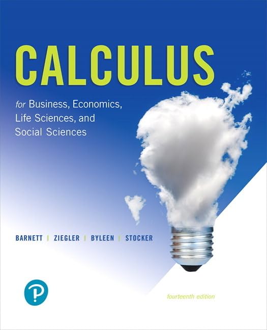 Buy Calculus for Business by Raymond Barnett โ Math Textbook โ BookShops.in