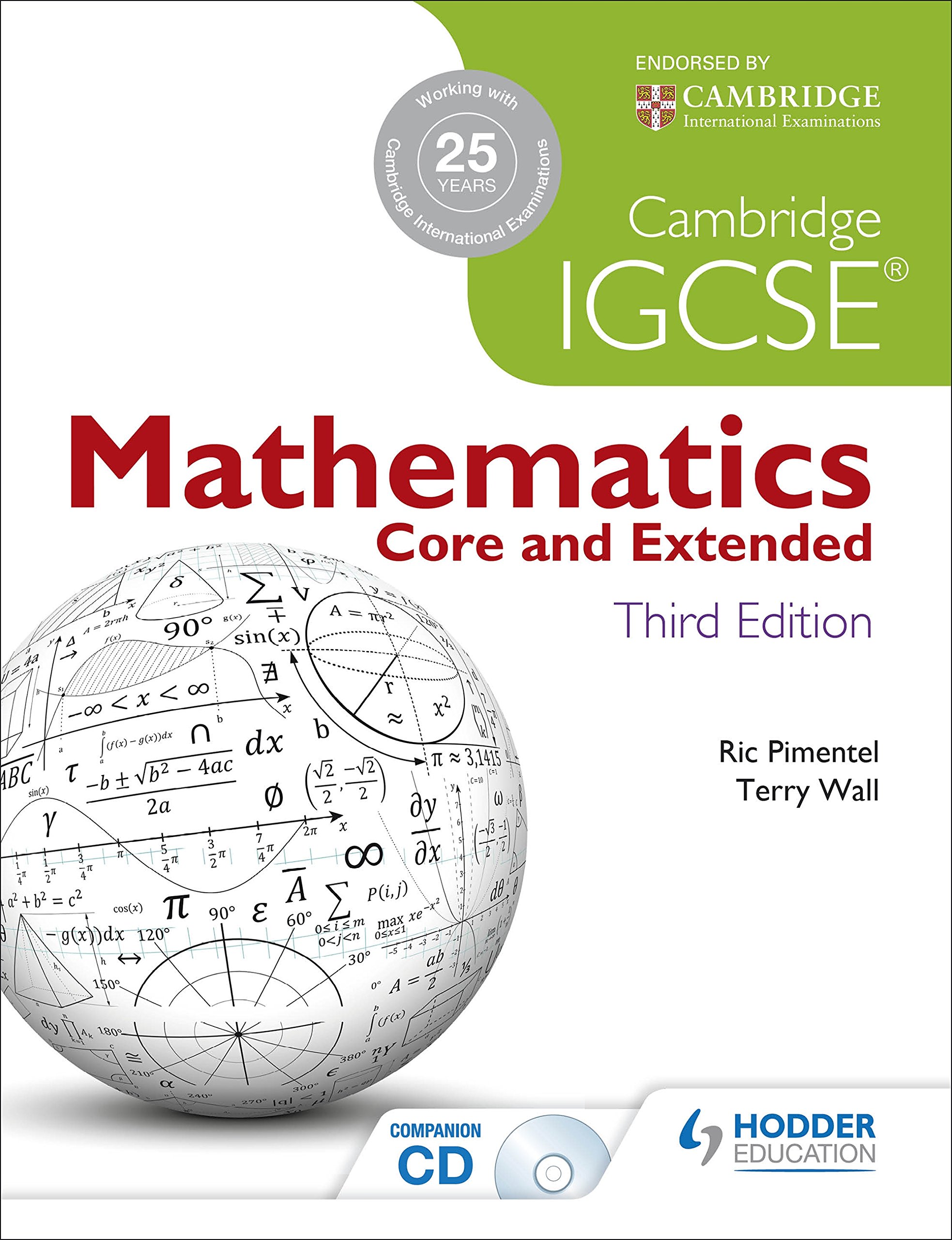 Buy Cambridge IGCSE Mathematics Core and Extended 3ed + CD — BookShops.in