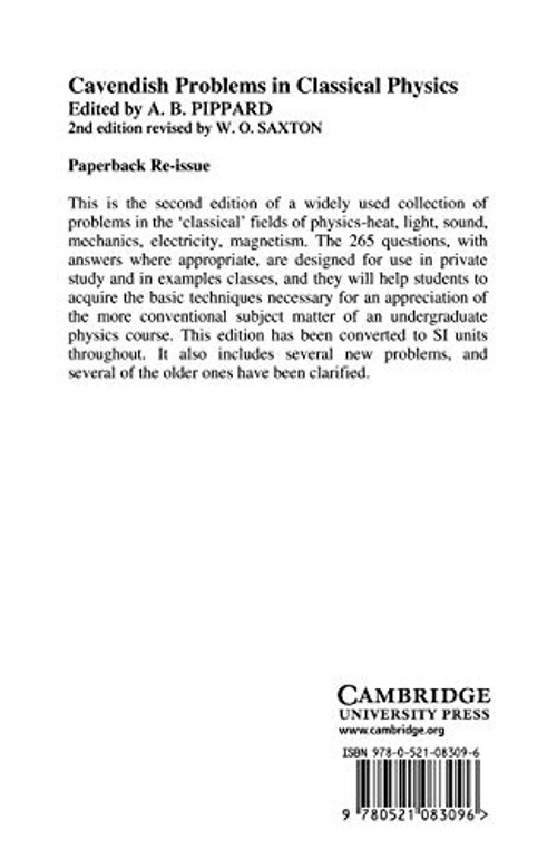 Cavendish Problems in Classical Physics – Cambridge University Press view 3