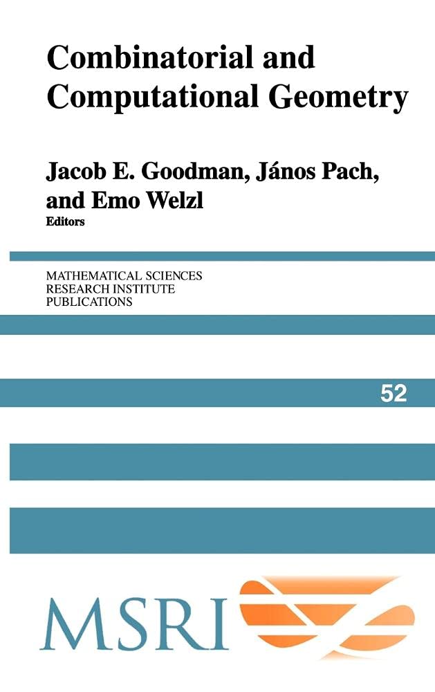 Buy Combinatorial and Computational Geometry by Goodman — BookShops.in