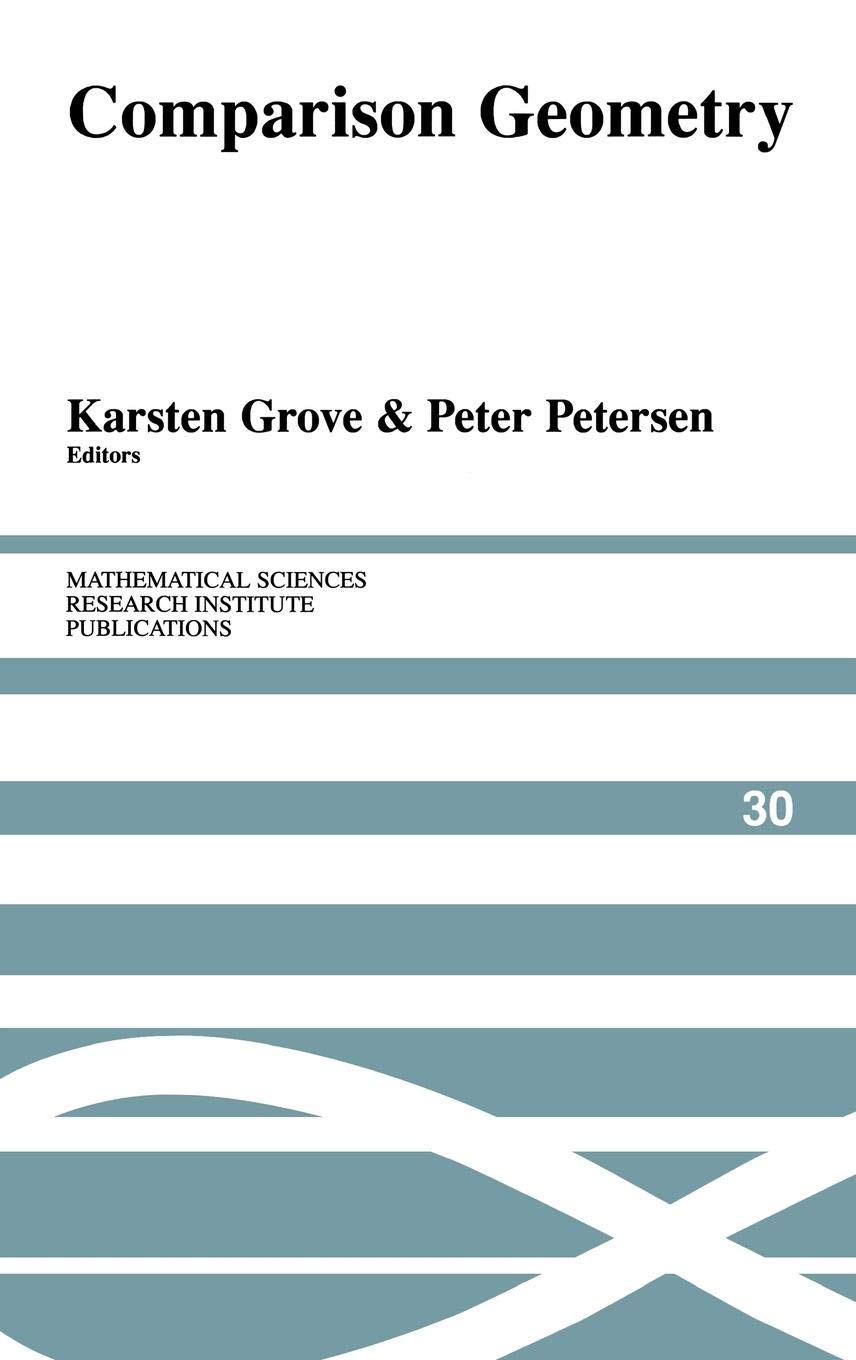 Buy Comparison Geometry by Karsten Grove β Math Book β BookShops.in