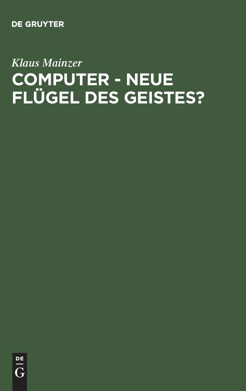 Buy Computer - Neue Flügel des Geistes?: Die Evolution computerg — BookShops.in