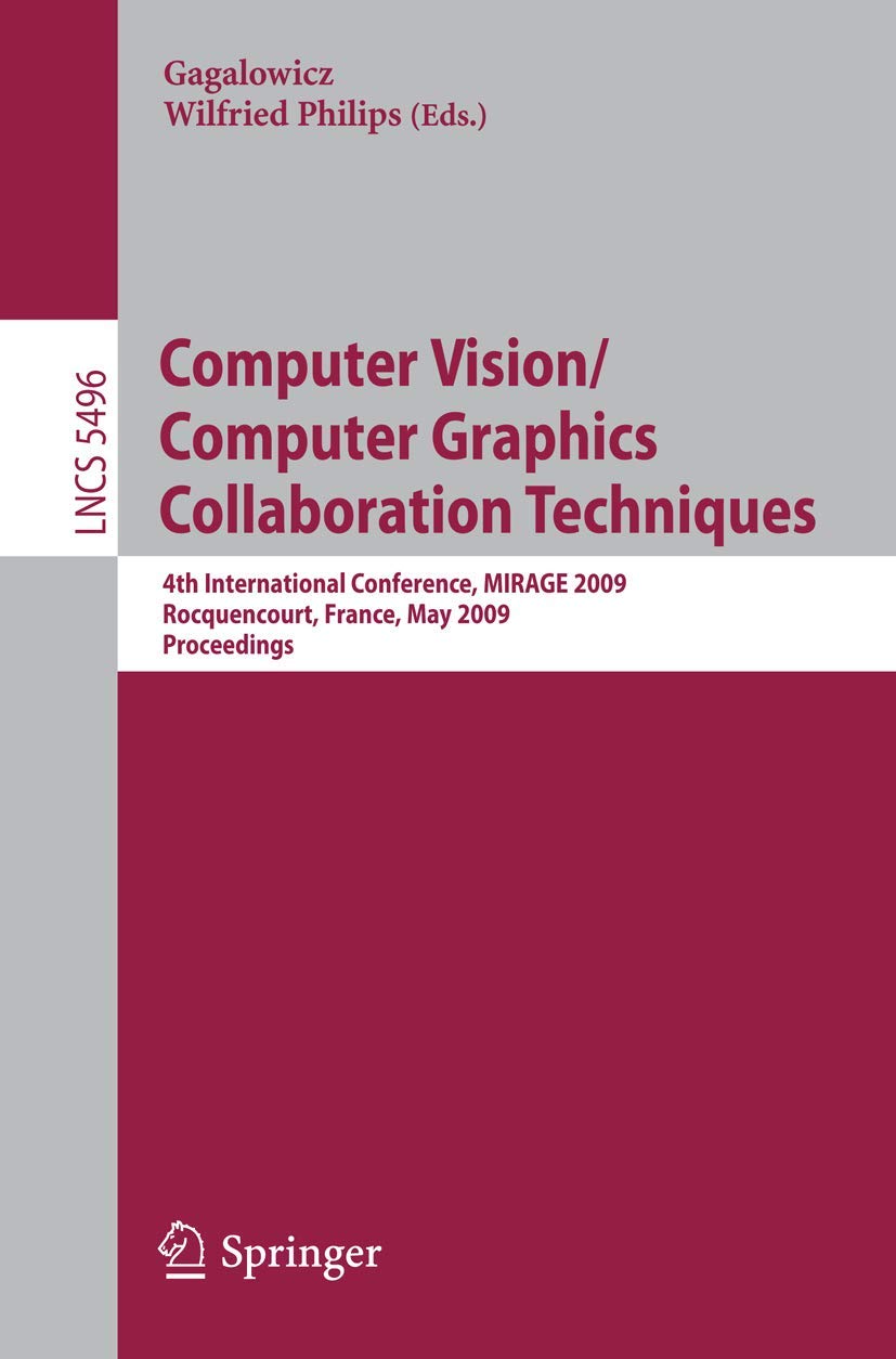 Buy COMPUTER VISION/COMPUTER GRAPHICS COLLABORATION TECHNIQUES b — BookShops.in