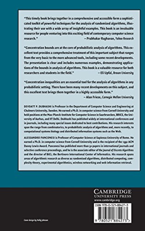 Concentration of Measure for the Analysis of Randomized Algorithms by Devdatt P. Dubhashi view 3
