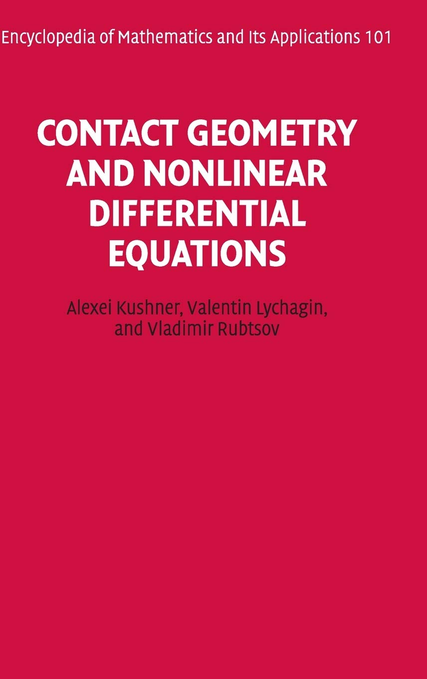 Buy Contact Geometry & Nonlinear Differential Equations by Kushn — BookShops.in