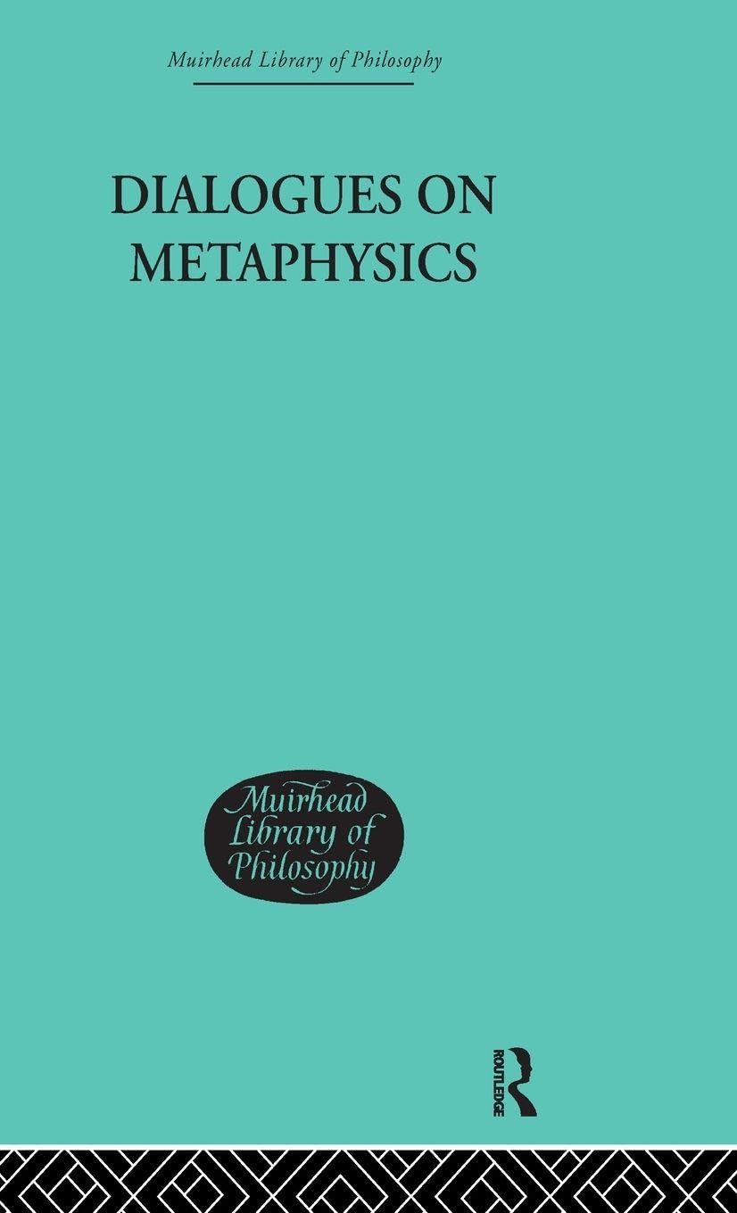 Buy Dialogues on Metaphysics and on Religion by Nicolas Malebranche – Philosophy — BookShops.in