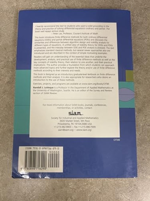 Finite Difference Methods for Ordinary and Partial Differential Equations by Randall J. Leveque view 3