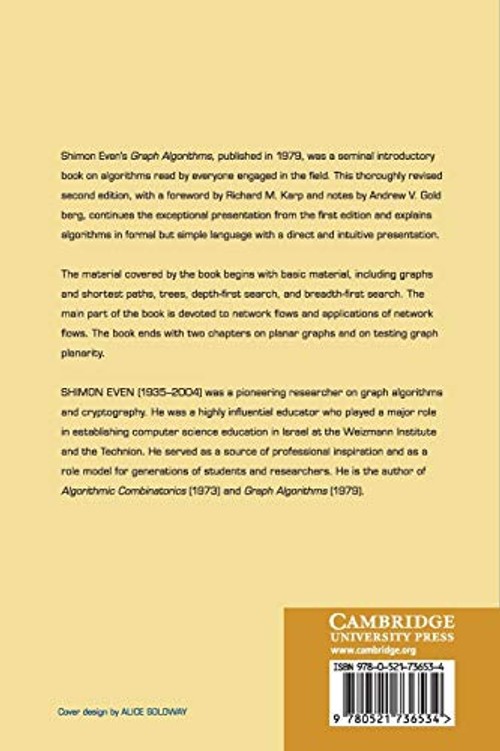 Graph Algorithms – Shimon Even – Cambridge University Press view 3
