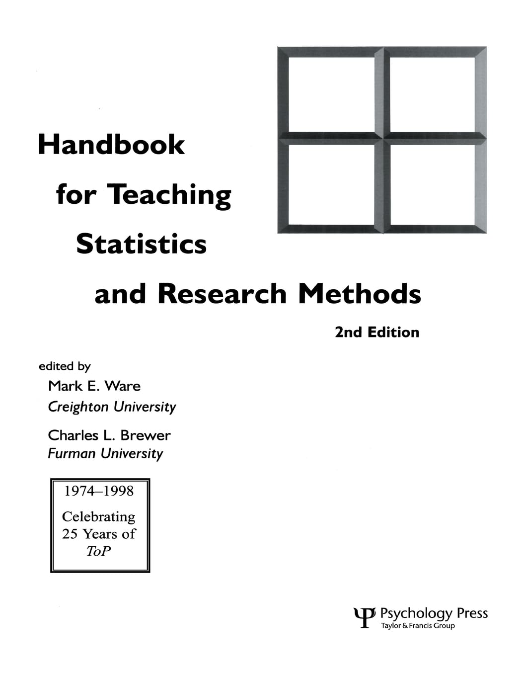 Buy Handbook for Teaching Statistics and Research Methods by Mark E. Ware — BookShops.in