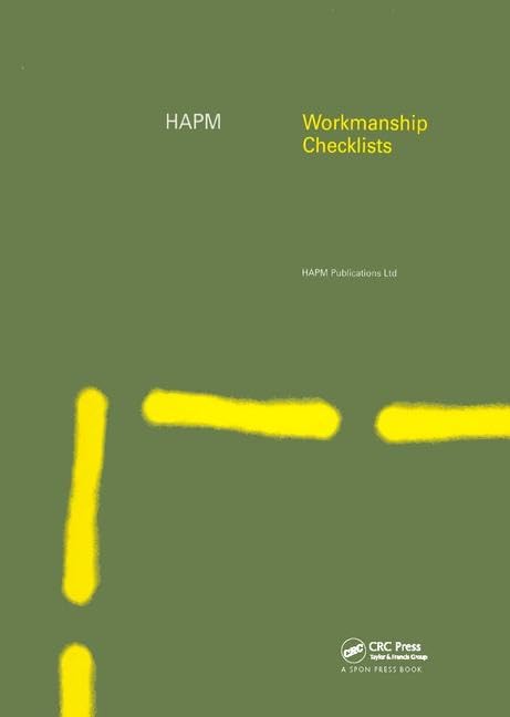 Hapm Workmanship Checklists (English, Construction Audit Ltd)