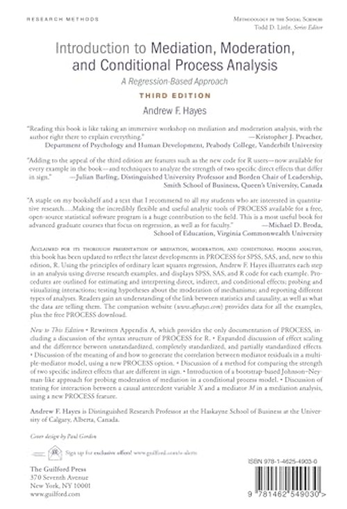 Introduction to Mediation, Moderation, and Conditional Process Analysis – Third Edition by Andrew F. Hayes view 3