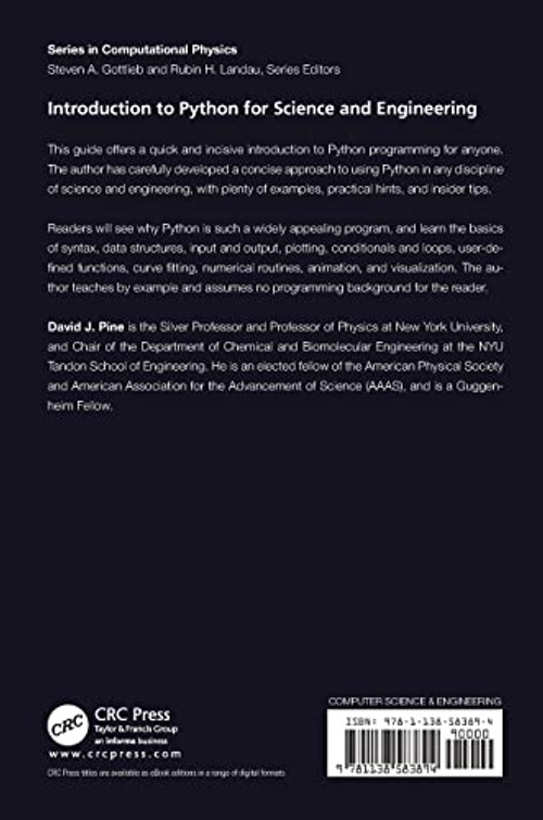 Introduction to Python for Science and Engineering by David J. Pine view 3