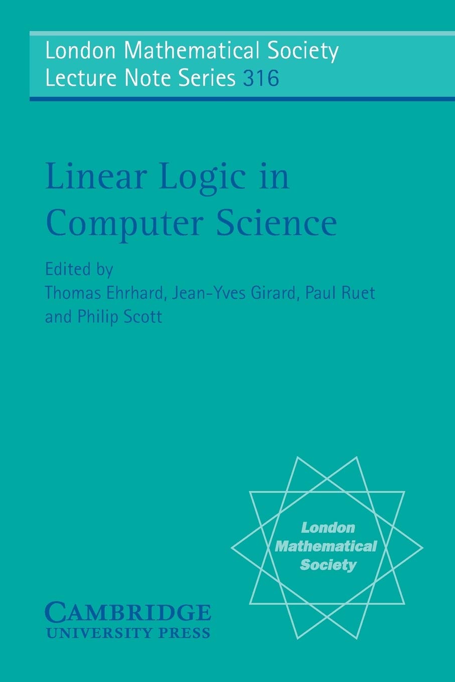Buy Linear Logic in Computer Science by Thomas Ehrhard — BookShops.in