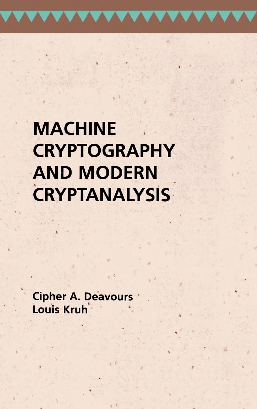 Buy Machine Cryptography and Modern Cryptanalysis (Telecommunications Library) — BookShops.in