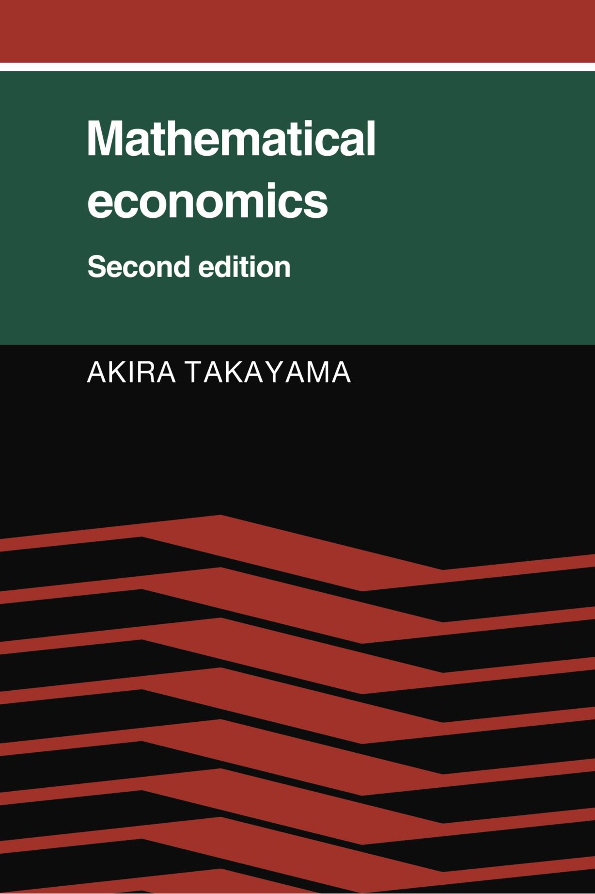 Buy Mathematical Economics by Akira Takayama โ Textbook โ BookShops.in