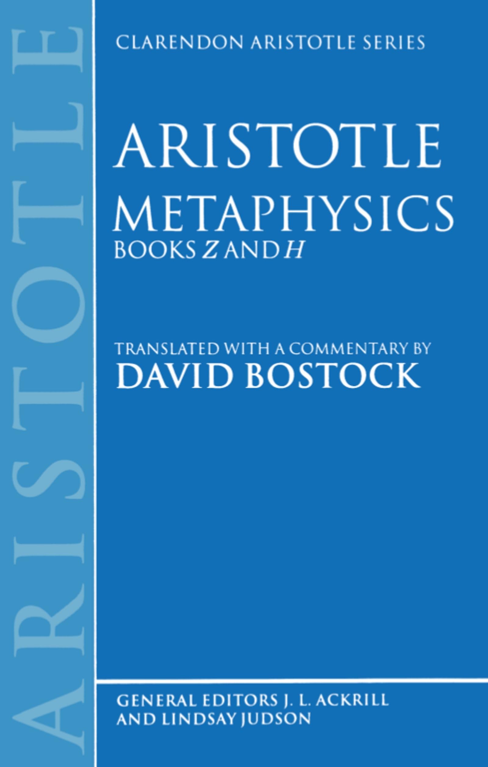 Buy Metaphysics Books Z and H by David Bostock — BookShops.in