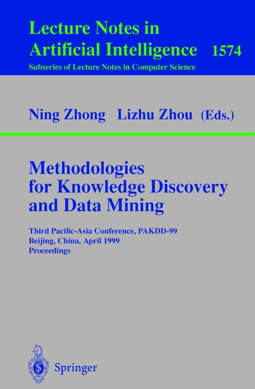 Buy Methodologies for Knowledge Discovery and Data Mining (English, Ning Zhong | Lizhu Zhou) — BookShops.in