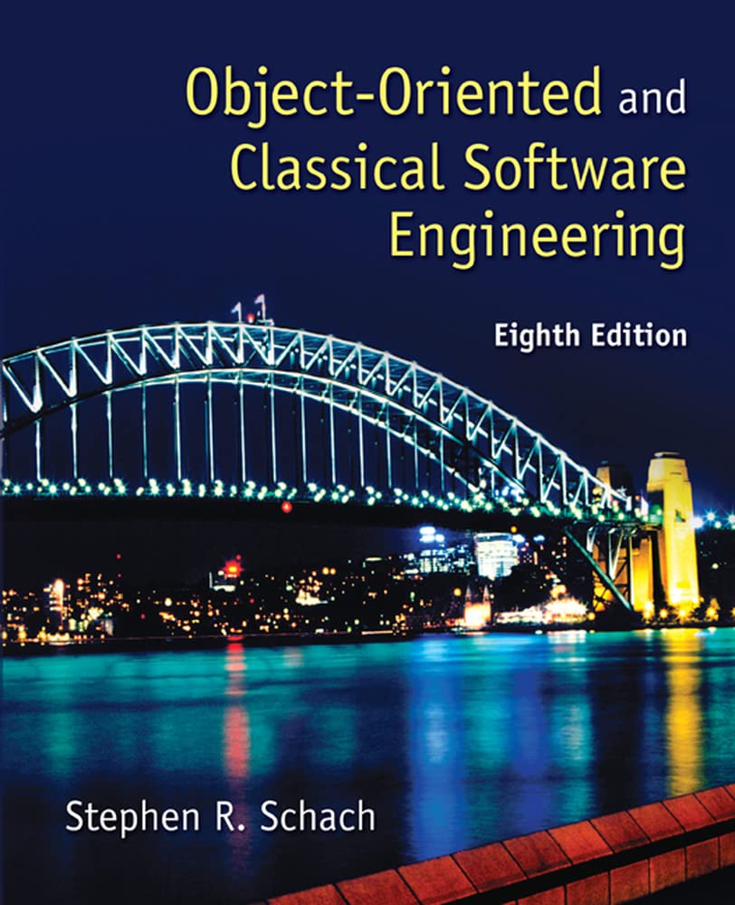 Buy Object-Oriented & Classical Software Engineering by Schach — BookShops.in