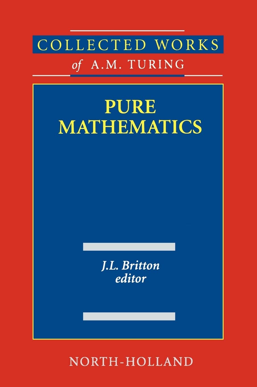 Buy Pure Mathematics by J. L. Britton – Math Book — BookShops.in
