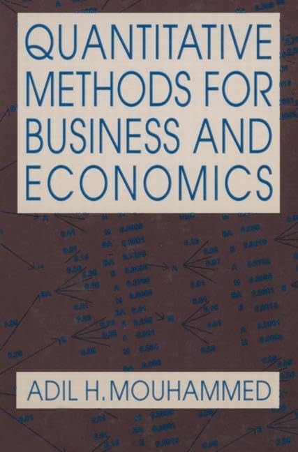 Buy Quantitative Methods for Business and Economics β BookShops.in