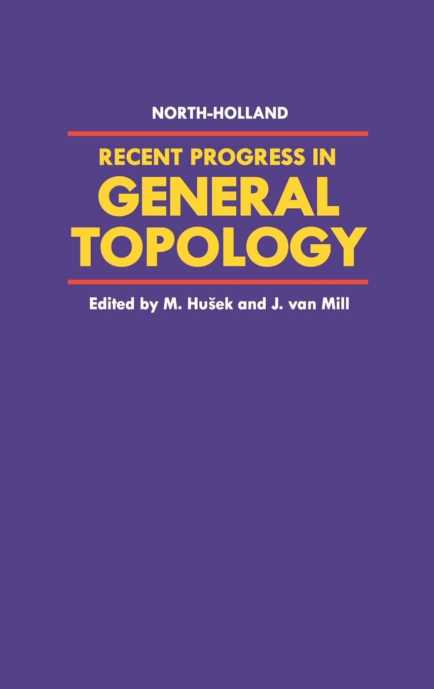 Buy Recent Progress in General Topology by M. Husek — BookShops.in