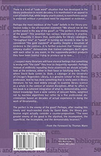 Responsible Librarianship: Library Policies for Unreliable Systems view 3