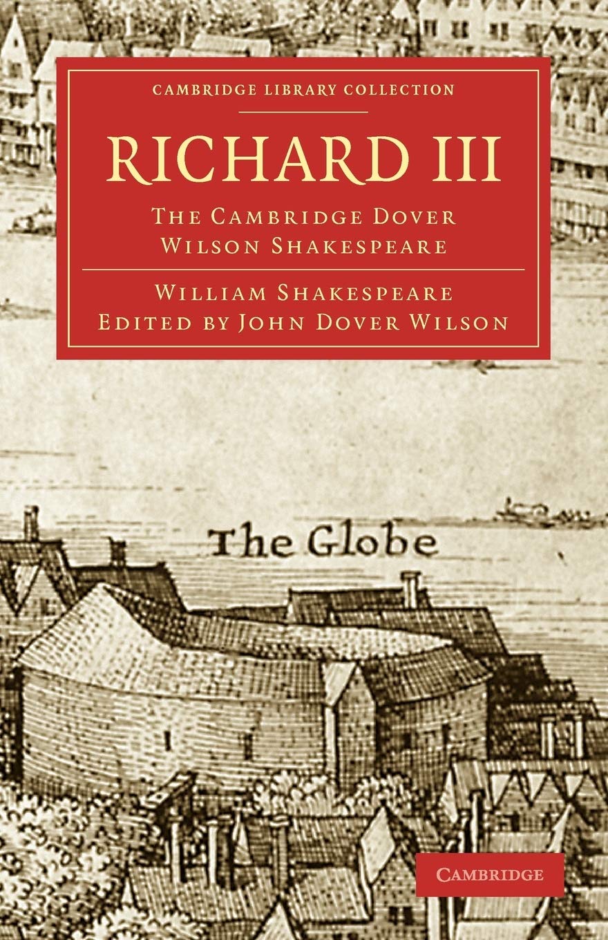 Buy Richard III: The Cambridge Dover Wilson Shakespeare: 29 by W — BookShops.in