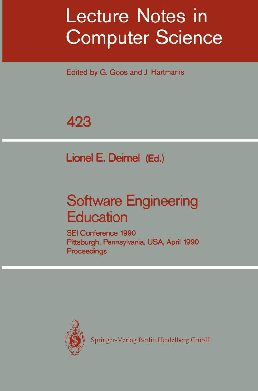 Buy Software Engineering Education by Lionel E. Deimel — BookShops.in