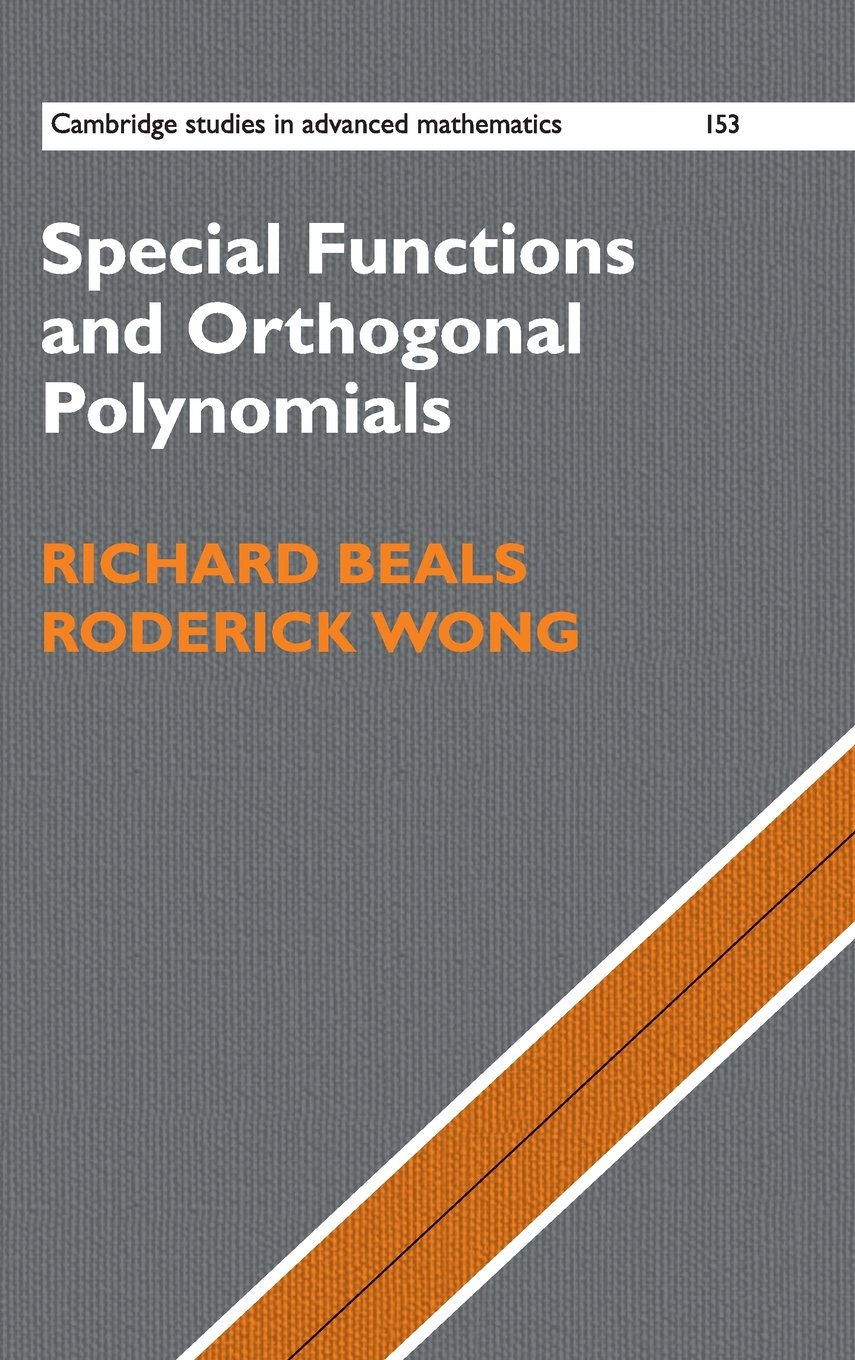 Buy Special Functions and Orthogonal Polynomials by Richard Beals โ Mathematics โ BookShops.in