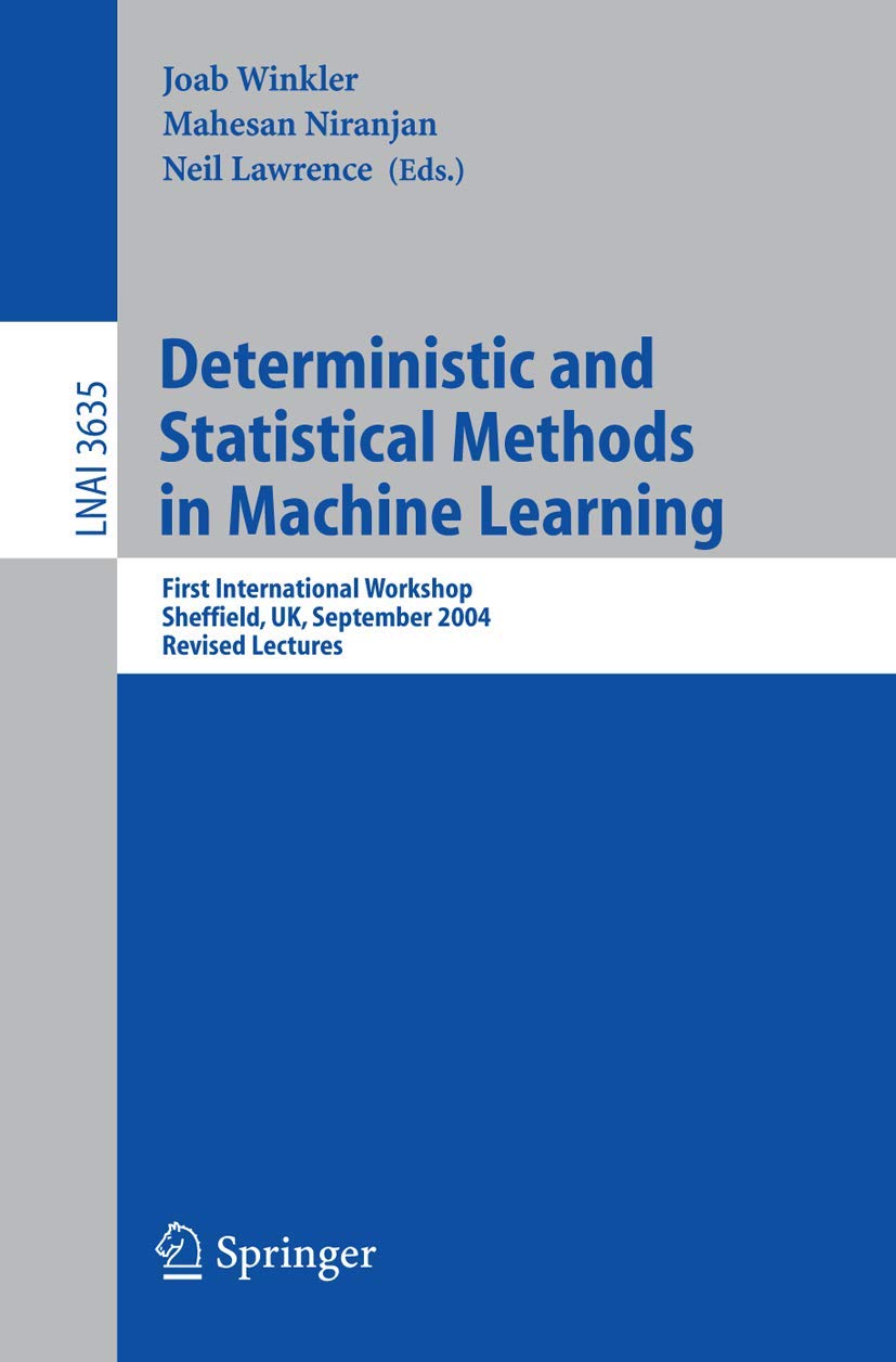 Buy Deterministic and Statistical Methods in Machine Learning: F — BookShops.in