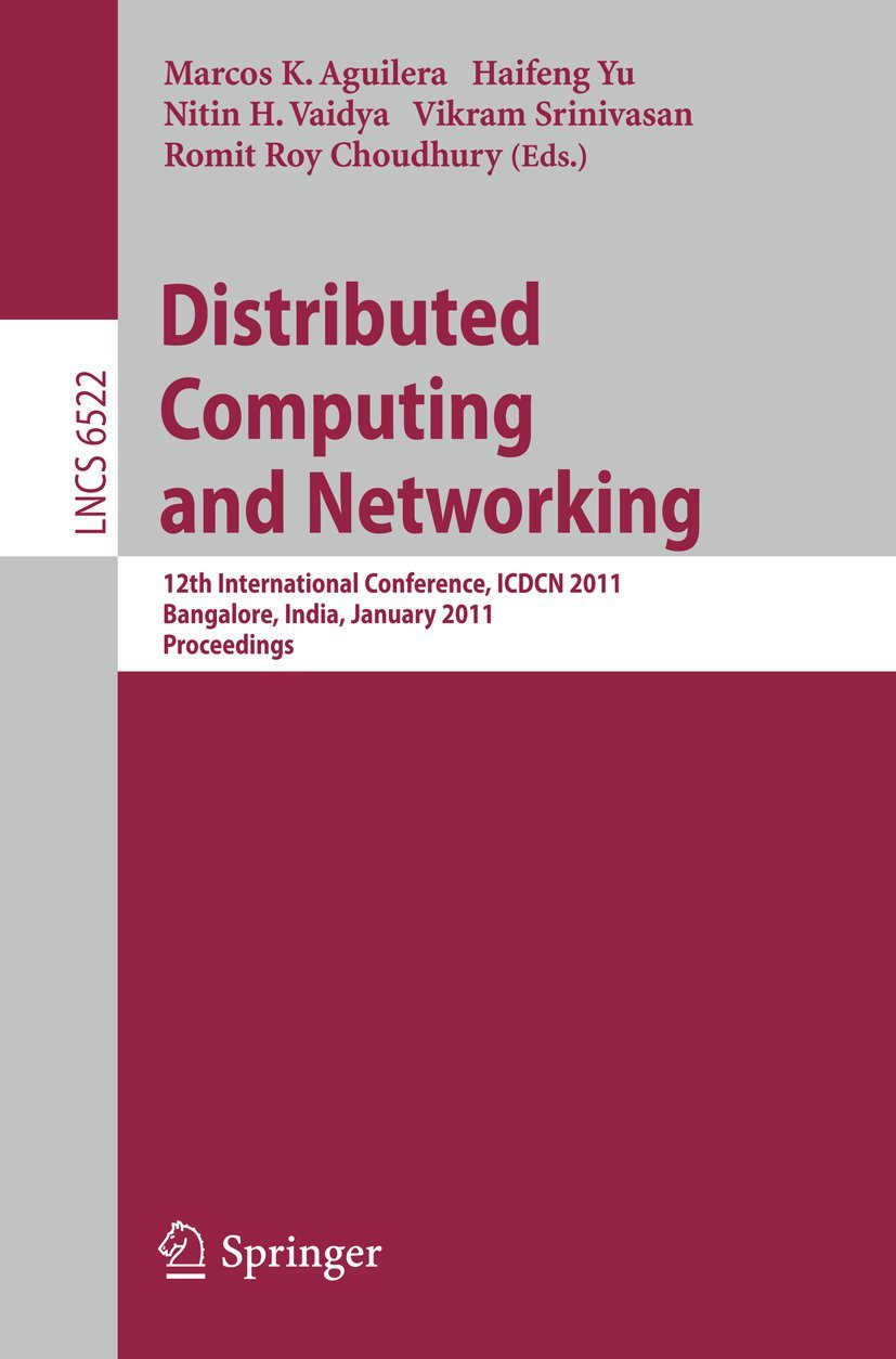 Buy Distributed Computing and Networking by Marcos K. Aguilera — BookShops.in