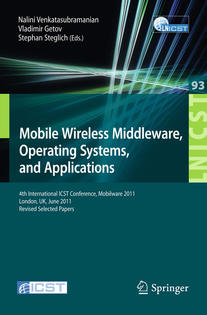 Buy Mobile Wireless Middleware, Operating Systems, and Applicati β BookShops.in