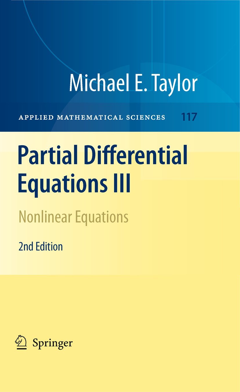 Buy Partial Differential Equations III by Michael E. Taylor — BookShops.in
