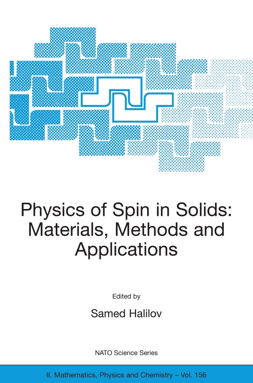 Buy Physics Of Spin In Solids: Materials, Methods, And Applicati — BookShops.in