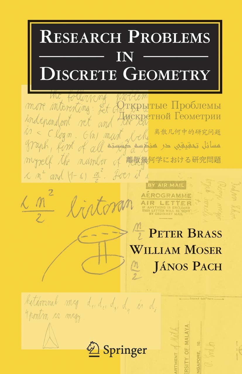 Buy Research Problems in Discrete Geometry by Peter Brass β BookShops.in