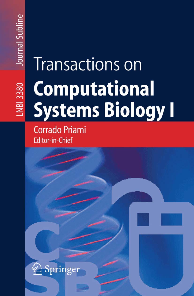 Buy Transactions on Computational Systems Biology I: 3380 — BookShops.in