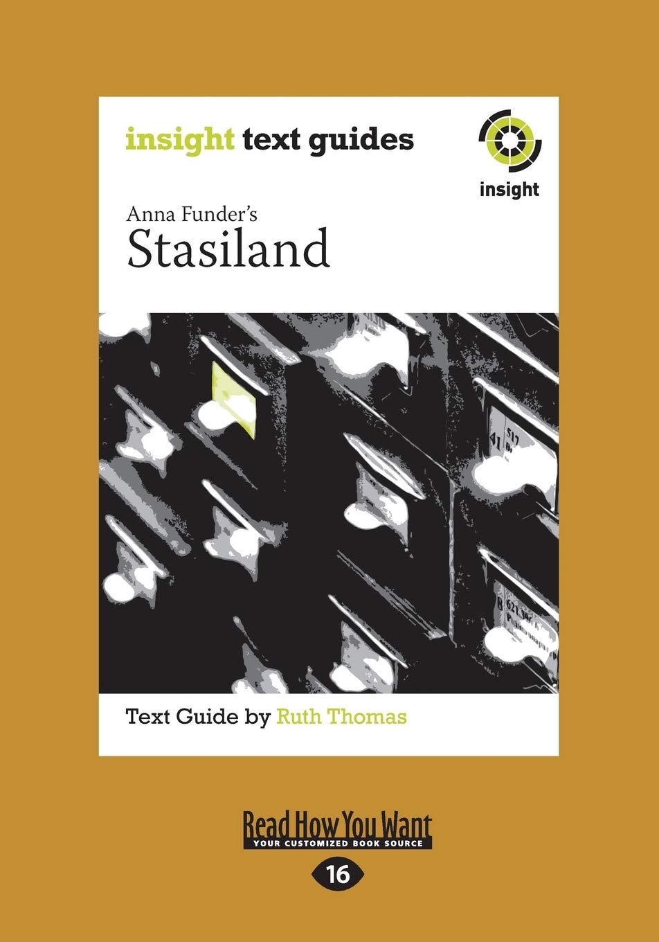 Buy Anna Funder's Stasiland: Insight Text Guide — BookShops.in