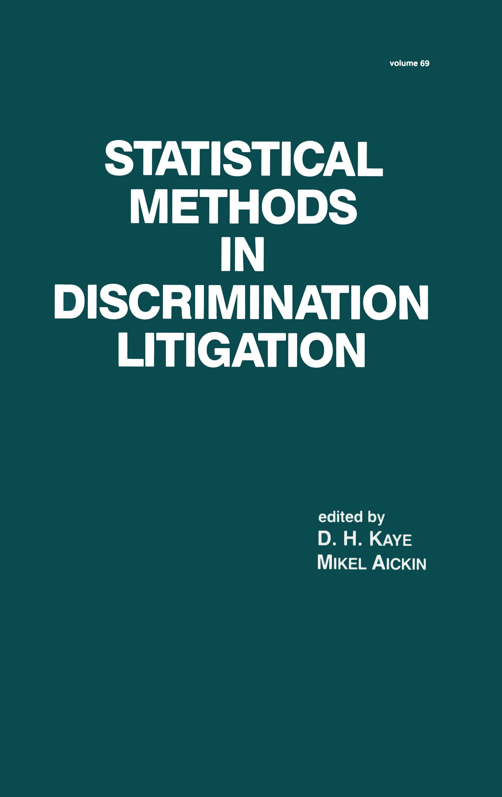 Buy Statistical Methods in Discrimination Litigation by D. H. Ka — BookShops.in
