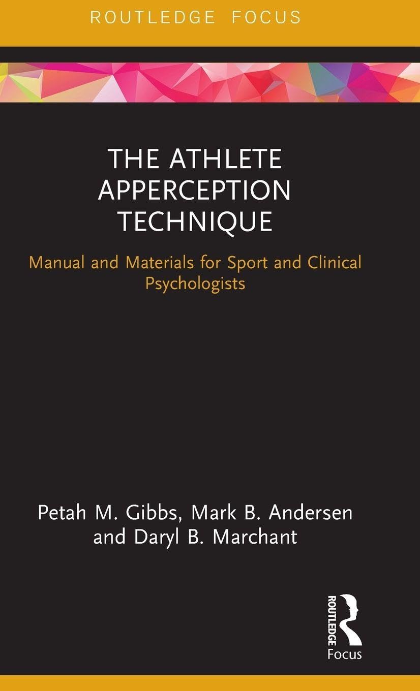 Buy The Athlete Apperception Technique by Petah M. Gibbs — BookShops.in