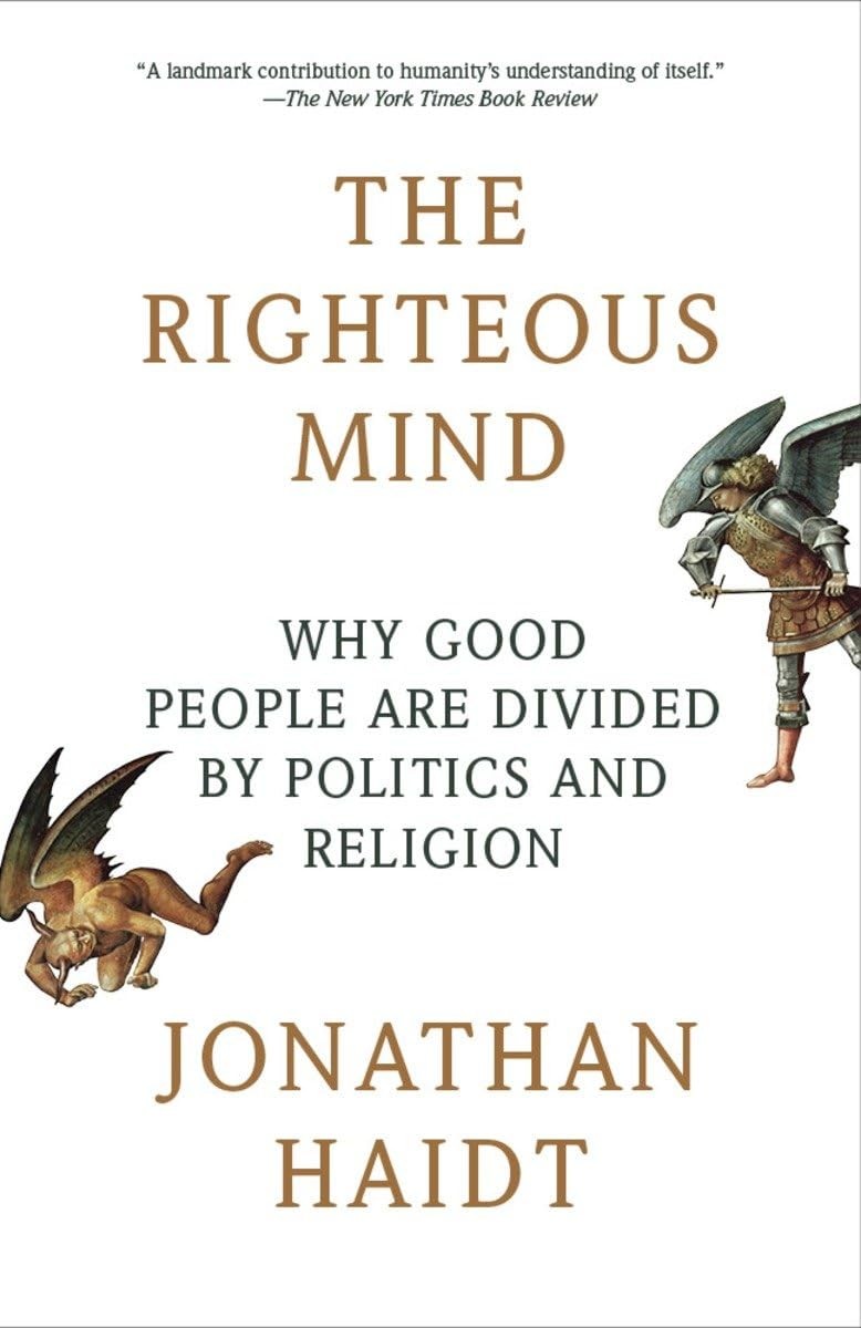 Buy The Righteous Mind by Jonathan Haidt – Moral Psychology — BookShops.in