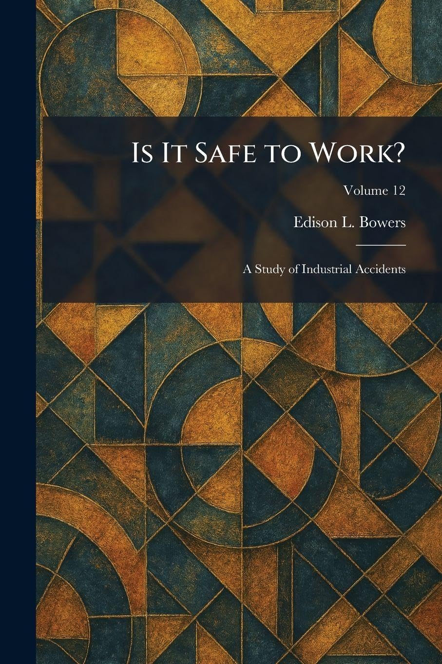 Buy Is It Safe to Work?: A Study of Industrial Accidents by Edison L. Bowers | Hardcover | Tradd Street Press | Labour Economics & Industrial Safety โ BookShops.in