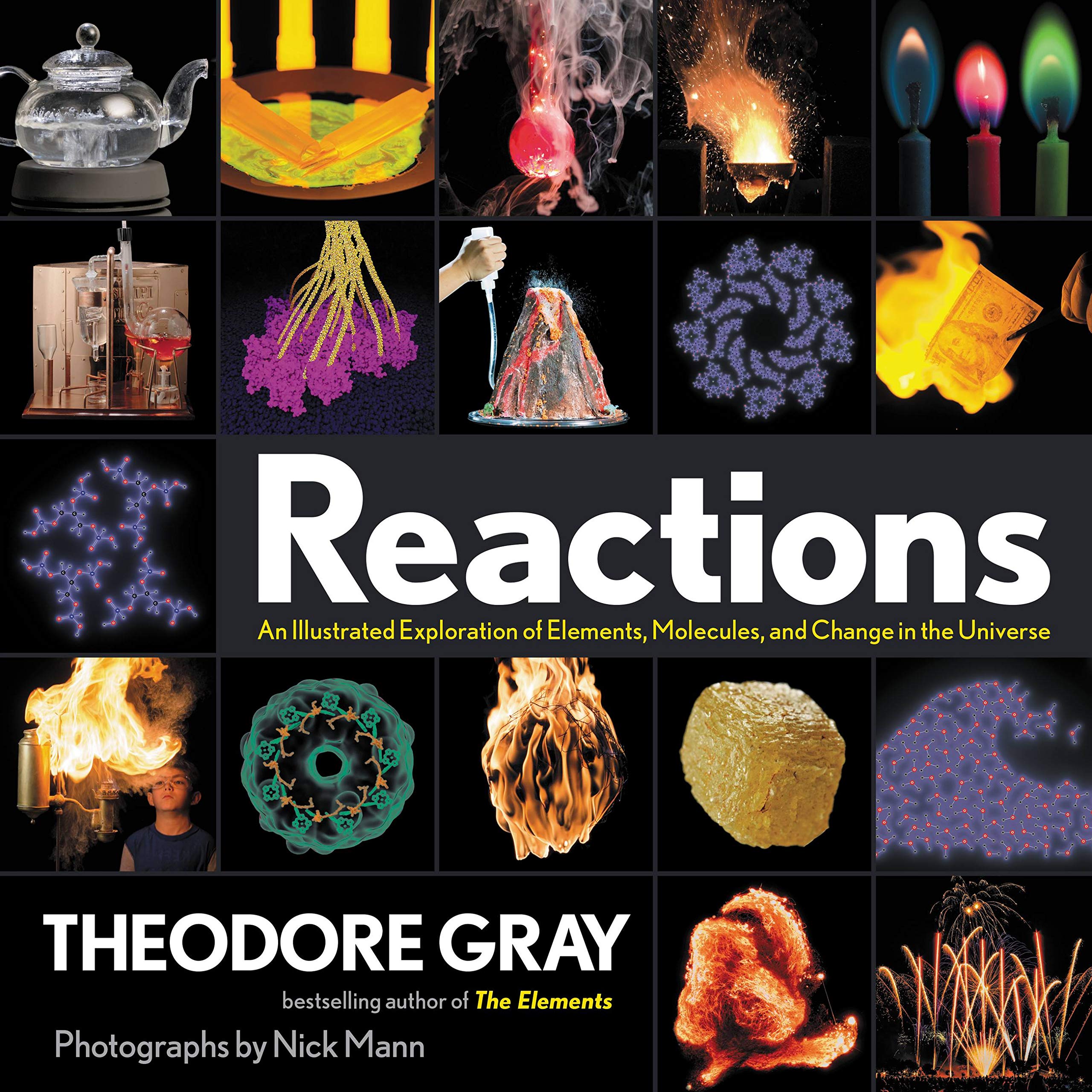 Buy Reactions: An Illustrated Exploration of Elements, Molecules, and Change in the Universe by Theodore Gray | Black Dog & Leventhal | Hardcover | Illustrated Edition | Chemistry Book for Indian Readers — BookShops.in