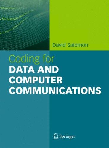 Buy Coding for Data and Computer Communications by David Salomon | Springer Hardcover | ISBN 9780387212456 — BookShops.in