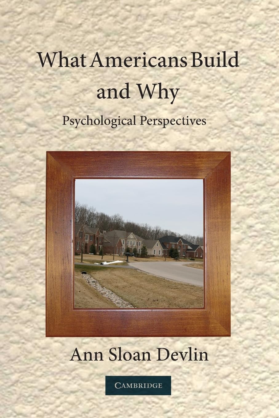 Buy What Americans Build and Why: Psychological Perspectives by Ann Sloan Devlin | Cambridge University Press | Hardcover | History of US Architecture — BookShops.in