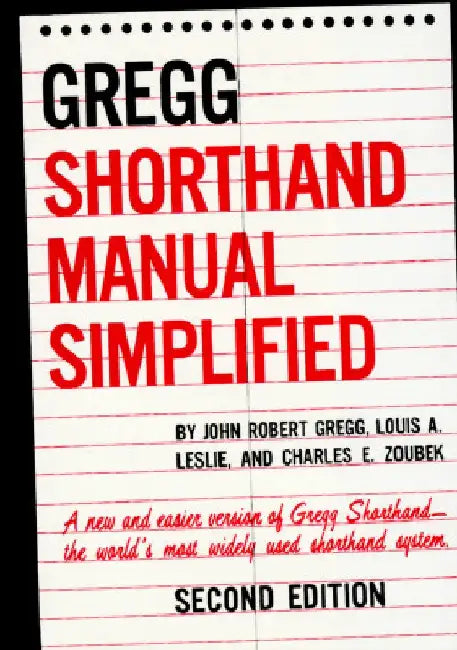 Buy The Gregg Shorthand Manual Simplified (English, John R. Gregg) — BookShops.in