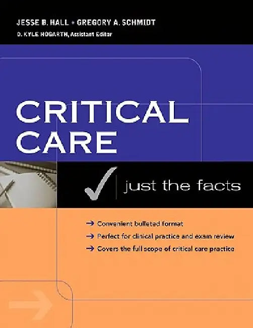 Buy Critical Care (English, Jesse B. Hall | Gregory a. Schmidt) โ BookShops.in