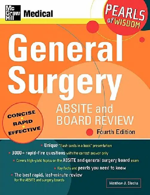 Buy General Surgery Absite and Board Review (English, Matthew J. Blecha) — BookShops.in